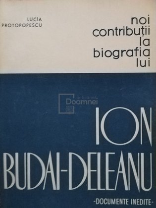 Noi contributii la biografia lui Ion Budai Deleanu (semnata)