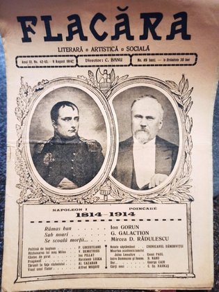 Revista Flacăra, anul III, nr. 42 - 43, 9 August 1914