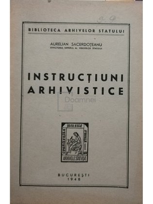 Instructiuni arhivistice