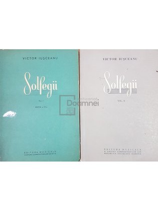 Solfegii, 2 vol.