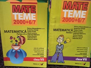 Matematica clasa a VII-a, 2 vol.