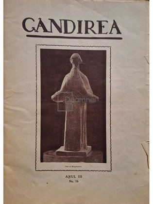 Revista Gandirea, anul III, nr. 16