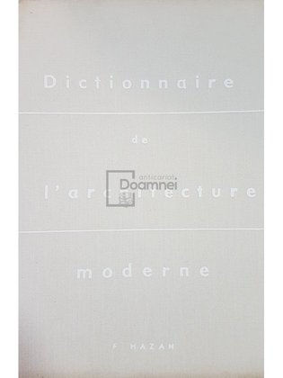 Dictionnaire de l'architecture moderne