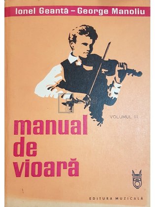 Manual de vioara, vol. III