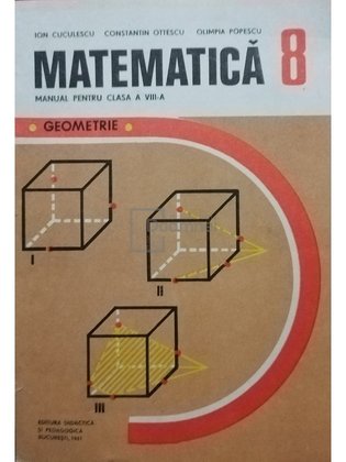 Matematica, geometrie - Manual pentru clasa a VIII-a