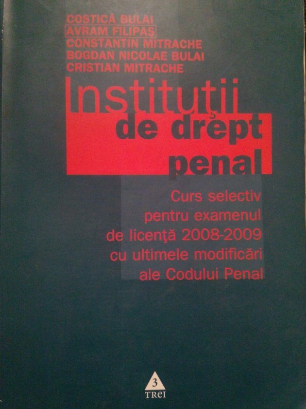 Institutii de drept penal