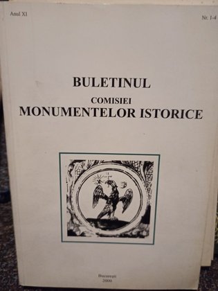 Buletinul comisiei Monumentelor istorice, anul XI, nr. 1