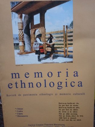 Memoria ethnologica - An III, nr. 8-9, iulie - decembrie 2003 - Baia Mare