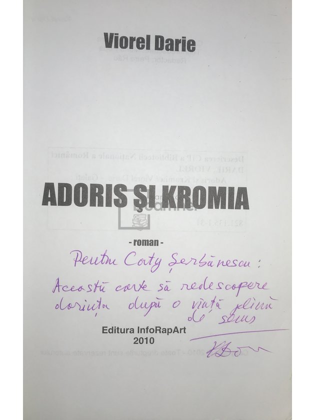Adoris și Kromia (semnată)