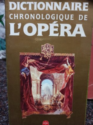 Dictionnaire chronologique de l'opera