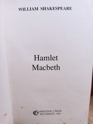 Hamlet - Macbeth