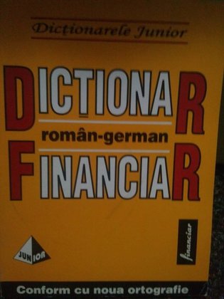 Dictionar financiar romangerman