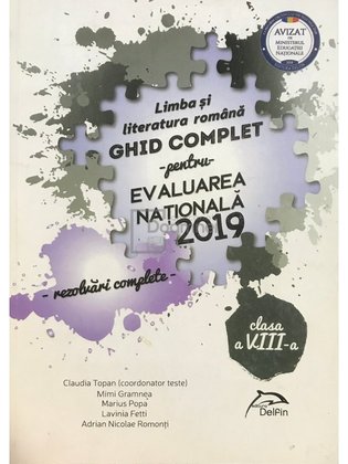Limba și literatura română - Ghid complet pentru Evaluarea Națională 2019 - Rezolvări complete