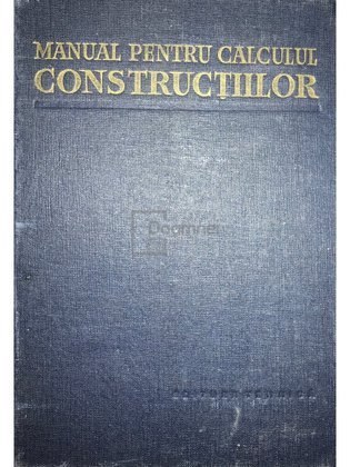 Manual pentru calculul construcțiilor