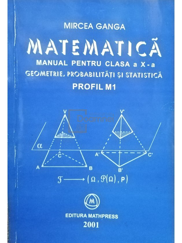 Matematica - Manual pentru clasa a X-a, profil M1