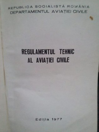Regulamentul tehnic al aviatiei civile