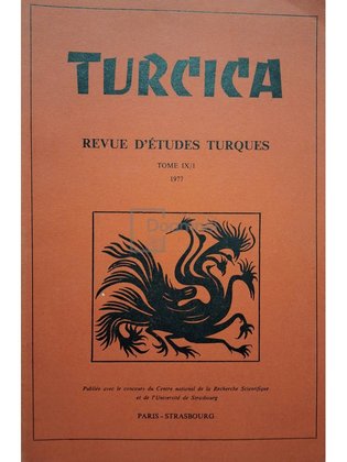 Turcia - Revue d'etudes turques, tome VIII/1 1976