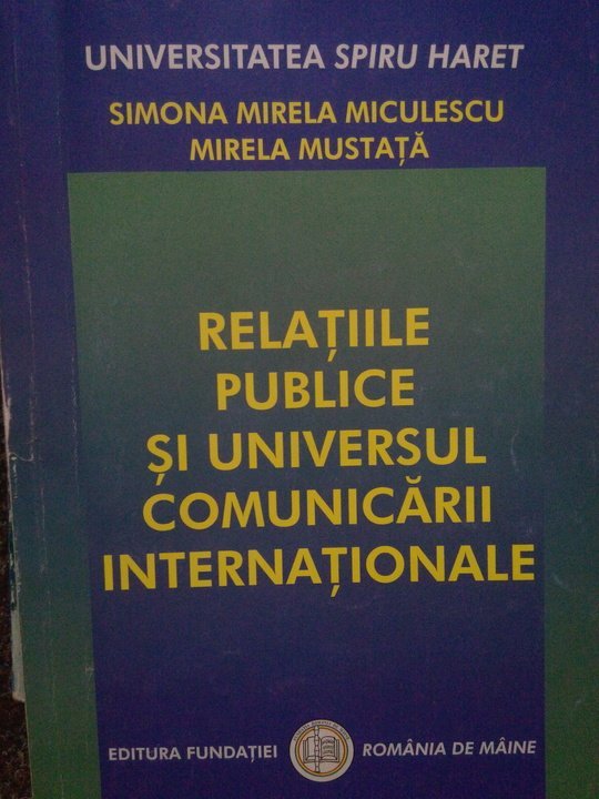 Relatiile publice si universul comunicarii internationale
