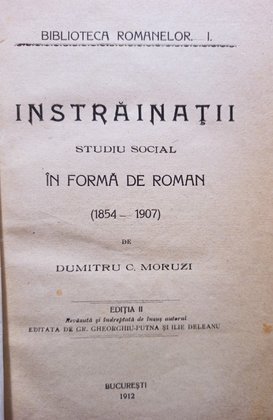 Instrainatii - Studiu social in forma de roman