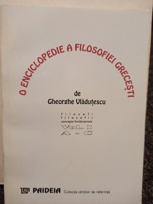 O enciclopedie a filosofiei grecesti