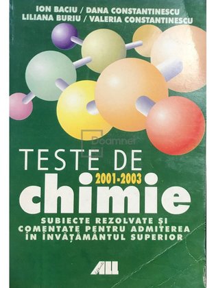 Teste de chimie 2001-2003