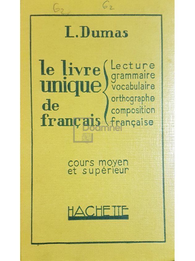 Le livre unique de francais