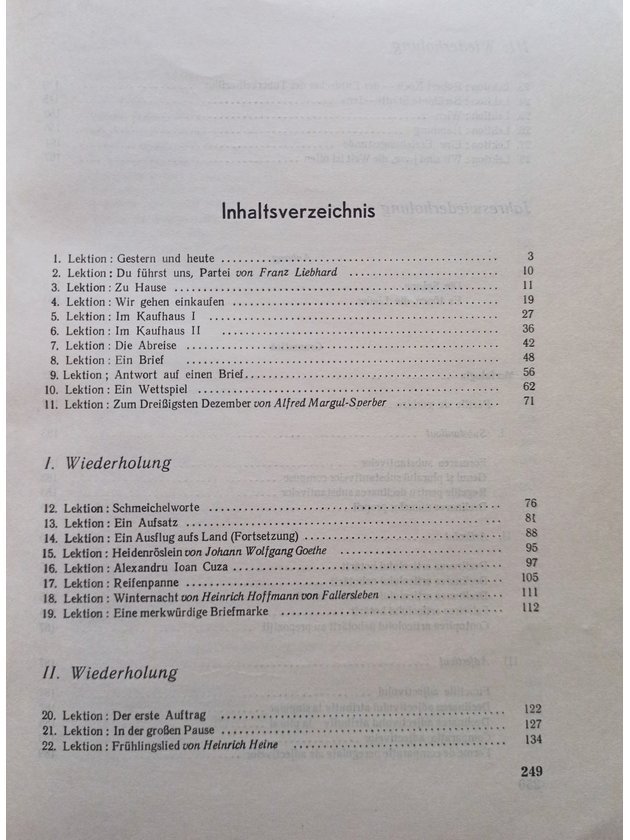 Limba germana. Manual pentru clasa a 7-a
