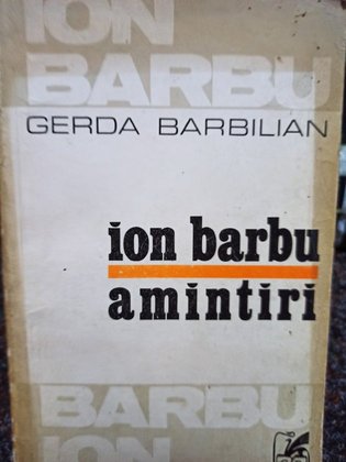 Ion Barbu amintiri