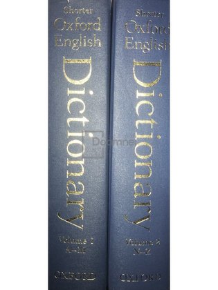 Shorter Oxford English Dictionary, 2 vol.