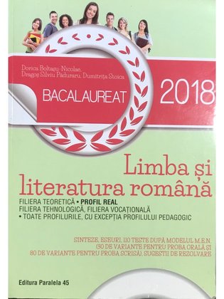 Bacalaureat 2018 - Limba și literatura română