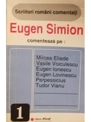 Eugen Simion comenteaza