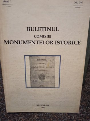 Buletinul comisiei Monumentelor istorice, anul I, nr. 3