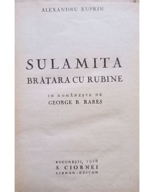 Sulamita - Bratara cu rubine