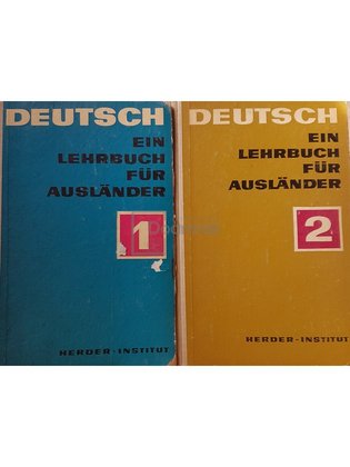 Deutsch ein Lehrbuch fur Auslander, 2 vol.