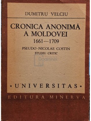Cronica anonima a Moldovei 1661 - 1709