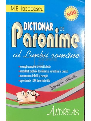 Dicționar de paronime al limbii române