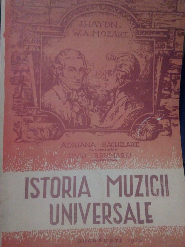 Istoria muzicii universale (dedicatie)