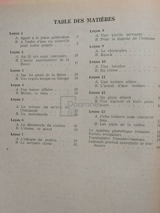 Limba franceza. Manual pentru clasa a XI-a (anul VII de studiu)