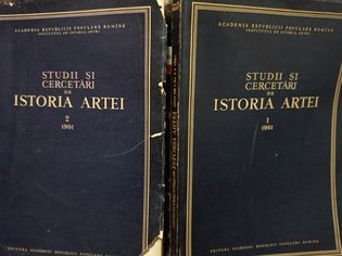 Studii si cercetari de istoria artei 1961, 2 vol.