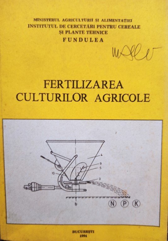 Fertilizarea culturilor agricole