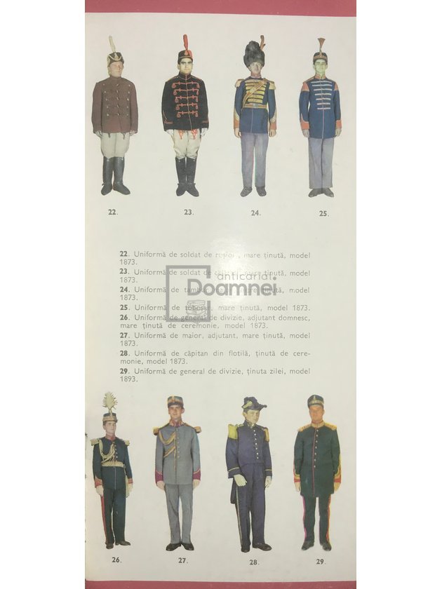 Din colecția de uniforme a Muzeului Militar Central