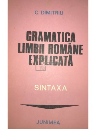 Gramatica limbii române explicată - Sintaxa