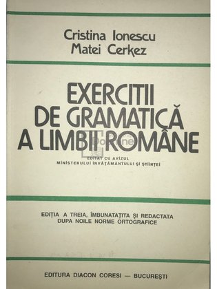 Exerciții de gramatică a limbii române
