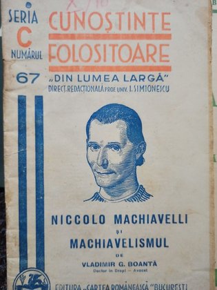 Niccolo Machiavelli si Machiavelismul