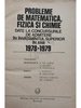 Probleme de matematica, fizica si chimie date la concursurile de admitere in invatamantul superior in anii 1978 - 1979