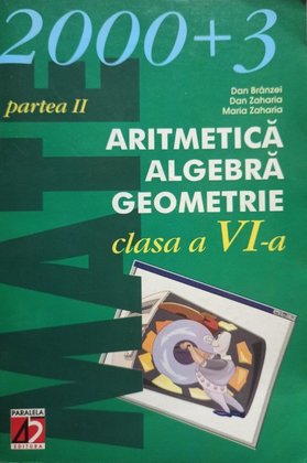 Aritmetica, algebra, geometrie, clasa a VI-a, partea a II-a