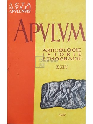 Apulum, vol. XXIV