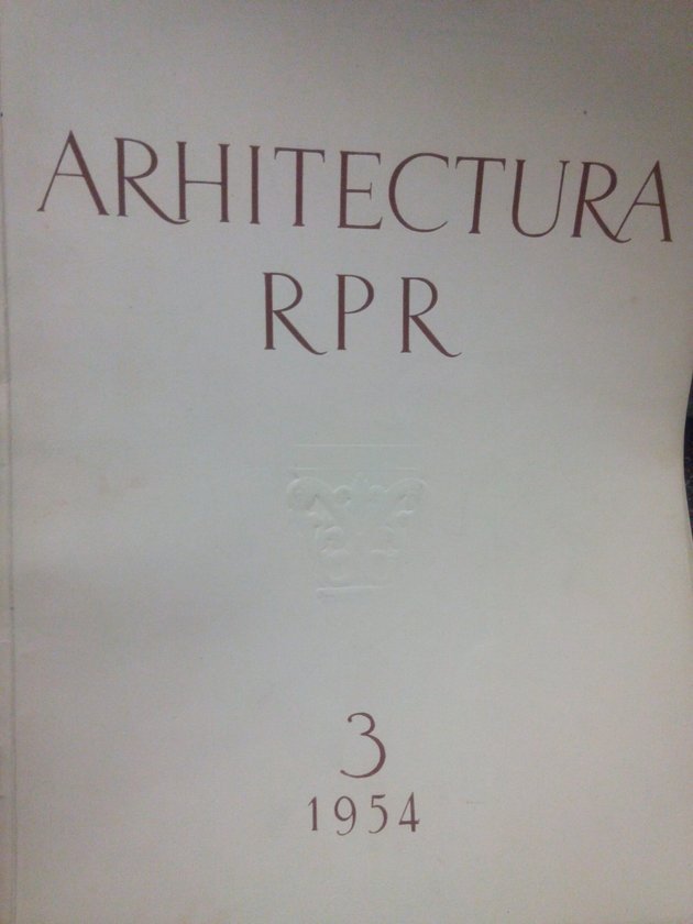 Arhitectura RPR, nr. 3
