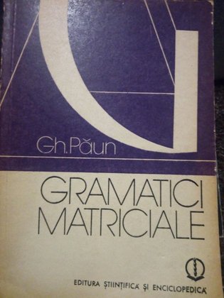 Gramatici matriciale