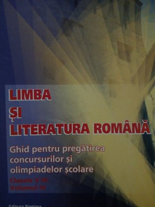 Limba si literatura romana, clasele V - VI